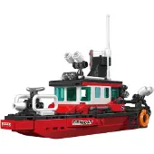 Playfun Großhandel GmbH - Kit de construction « Bateau-pompe K. », 315 pièces