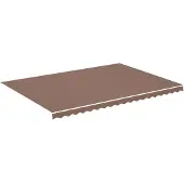 vidaXL Tissu de store brun 5x3,5 m
