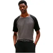 Tommy Hilfiger Um0um03808 Short Sleeve Pyjama Gris S Homme