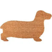 Esschert Design Tapis de porte, paillasson en coco DOG chien nature 43x74cm