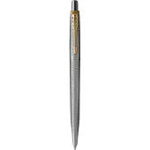 Parker Jotter 70TH ANNIVERSARY CT Stylo bille M Edition Speciale Finition Chrome Corps Acier Inoxydable Motif Cisele (Grave au laser) Pointe Moyenne Encre Bleue Livre en coffret cadeau