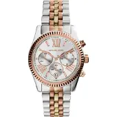 Michael Kors Montre à affichage analogique 'Lexington' or / argent