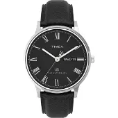 Timex Montre à affichage analogique ' Waterbury Classic' noir / argent