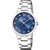 Festina Montre à affichage analogique bleu