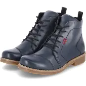 Rieker Bottines à lacets bleu marine / rouge carmin