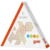 Goki Jeu de société - - Domino en triangle - Jeu memory - 76 pièces - Mixte - A partir de 3 ans
