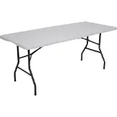 Noname Table de camping pliante NC1618 blanc