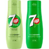 SodaStream lot de 2 concentrés 7UpFREE+7Up