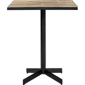 House Doctor Table d'appoint Stripe vieux rose/beige