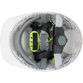 YATO Casque de sécurité blanc, haute résistance, en ABS