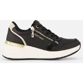 SKECHERS pour femme. 177341 Baskets Billion 2 noir (39), Plat, Lacets, Casuel