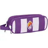 Big Buy Cooking Etui double multi-usages Real Valladolid C.F. Blanc Violet 21 x 8 x 6 cm