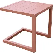 Happy Garden Table d'appoint BARBADOS en aluminium terracotta
