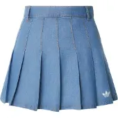 Adidas Originals Jupe 'DENIM PLEATED' bleu denim