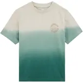 We fashion T-Shirt crème / émeraude