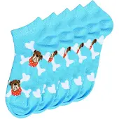 Unabux Chaussettes turquoise / rouge / blanc