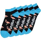 Unabux Chaussettes beige / bleu / noir / blanc