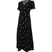 Vero moda Maternity Robe 'VMMJOAN' noir / blanc