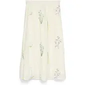 Vero Moda Jupe 'VMLina' bleu clair / jaune / vert / blanc naturel