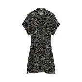 Vero Moda Robe-chemise 'VMEASY JOY' noir / blanc