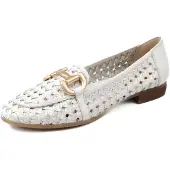 5PM Mocassin 'MATERA SASSI' blanc