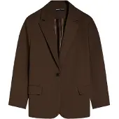 Bershka Blazer brun foncé