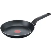 Tefal B55504, Rond, Poêle à usage général, Noir, Titane, Aluminium, Thermo-point