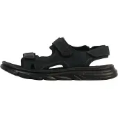Elong Sandales 'Flache Sandalen mit Klettverschluss' noir