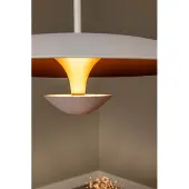 Lucide Lampe pendante de conception Kenneth blanc Ø 40cm