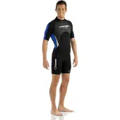 Cressi Medx 2.5 Mm Short Sleeve Shorty Noir M Homme