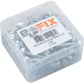 Bofix , vis à tête hexagonale M5x25, galvanisée, paquet de 50 pièces
