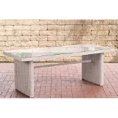 CLP Table Fontana XL : Couleur - blanc perle