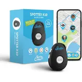 Spotter 4G GPS Tracker | Pour objets, enfants, seniors atteints de démence | Sans abonnement | Bouton SOS | Fonction appel | Paramétrage des zones | P