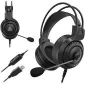 Kruger & Matz Kruger&Matz Warrior GH-10 Écouteurs de jeu sur les oreilles (Filaire), Casque gaming, Noir