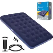Rebel RBA-5001 Matelas gonflable 191 x 137 x 22 cm, bleu