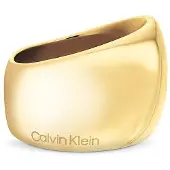 Calvin Klein Modern Purity Ring Jaune 58 Femme