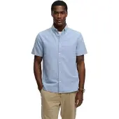Superdry Homme Chemise Oxford Preppy à Manches Courtes Light Blue Taille: Xxxl