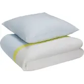 Hubsch Parure De Lit Block 60/200 Bleu Clair/multicolore | 061807