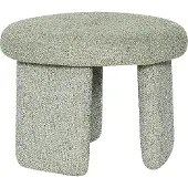 Hubsch Pouf Rocco vert clair