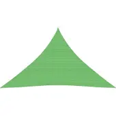 vidaXL Voile d'ombrage 160 g/m² Vert clair 4x4x5,8 m PEHD