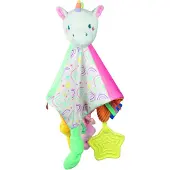 Clementoni Baby-Kuscheltuch Einhorn (27 x 17 cm)