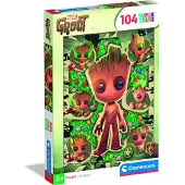 Clementoni , le Puzzle européen Made in Italie Puzzle Marvel - Groot - 100 à 149 pièces