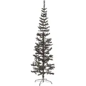 vidaXL Sapin de Noël étroit Noir 240 cm