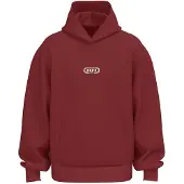 Jako Sweat à capuche Garde-robe rouge rubis S