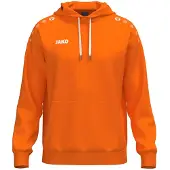 Jako Sweat à capuche One Coton orange fluo 116