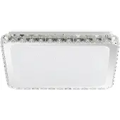 LINDBY Plafonnier , Lorand, dimmable, Blanc, Salon / séjour, Cristal, Moderne