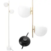 Toolight Lampe Autoportante APP916-2F Gold