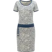 Ragwear Robe d’été 'Baomi Zoo Youmodo' écru / bleu