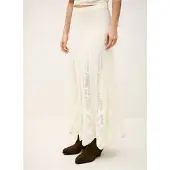 Ba&sh pour femme. 1E26SERT Jupe Serta beige (38), Casuel, Coton