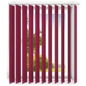 Time4blinds , Store à lamelles, 140x190 cm, Rouge Bourgogne